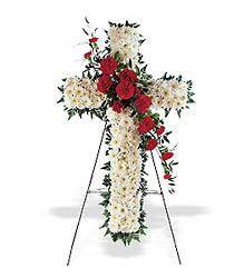 Hope and Honor Cross from Westbury Floral Designs in Westbury, NY