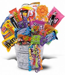 Junk Food Bucket from Westbury Floral Designs in Westbury, NY