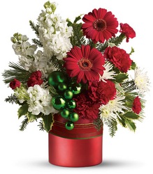 Merry Tidings from Westbury Floral Designs in Westbury, NY