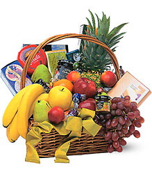 Gourmet Fruit Basket from Westbury Floral Designs in Westbury, NY