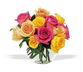 Hot Summer Roses from Westbury Floral Designs in Westbury, NY